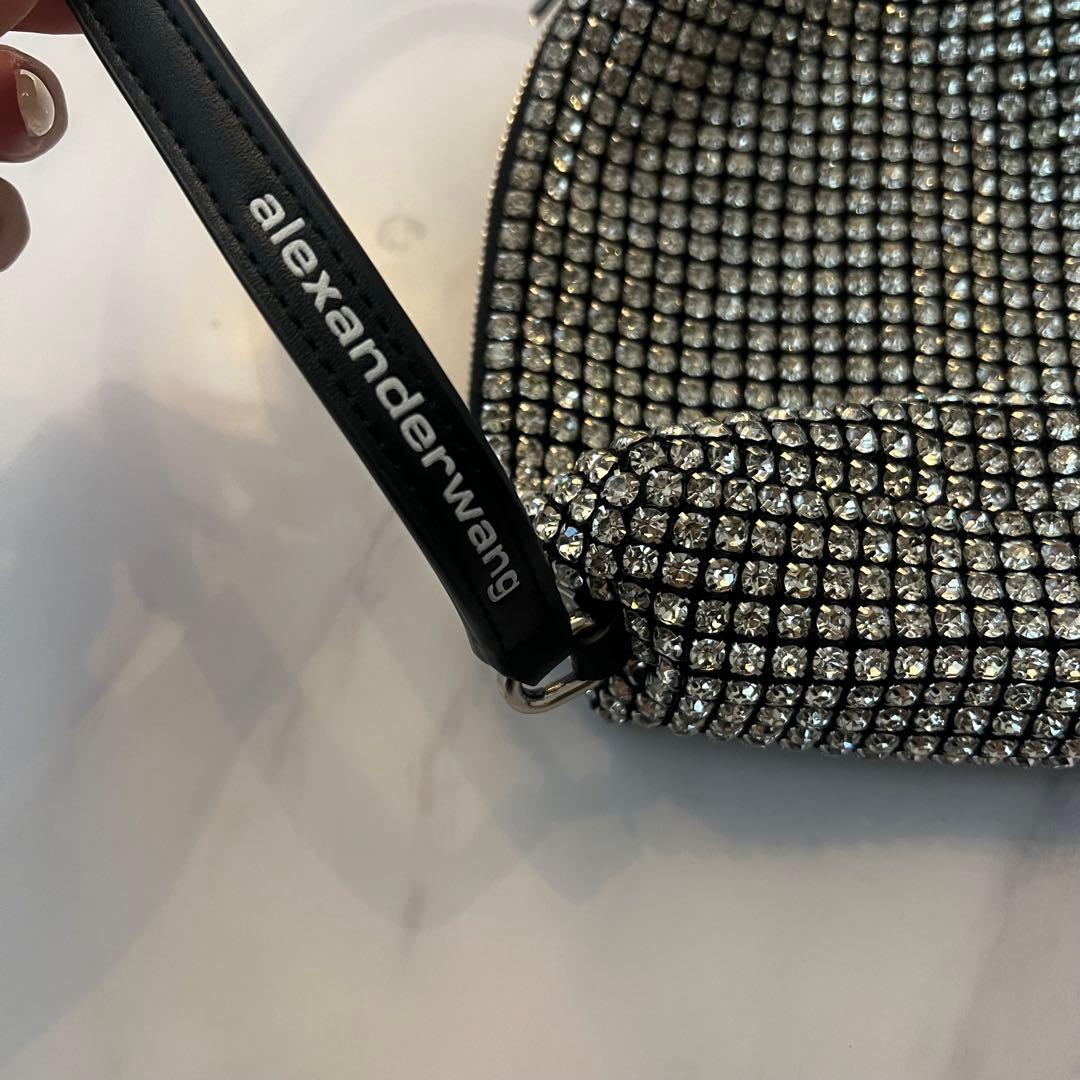 【美品】Alexander Wang Wangloc ラインストーン ク バッグ