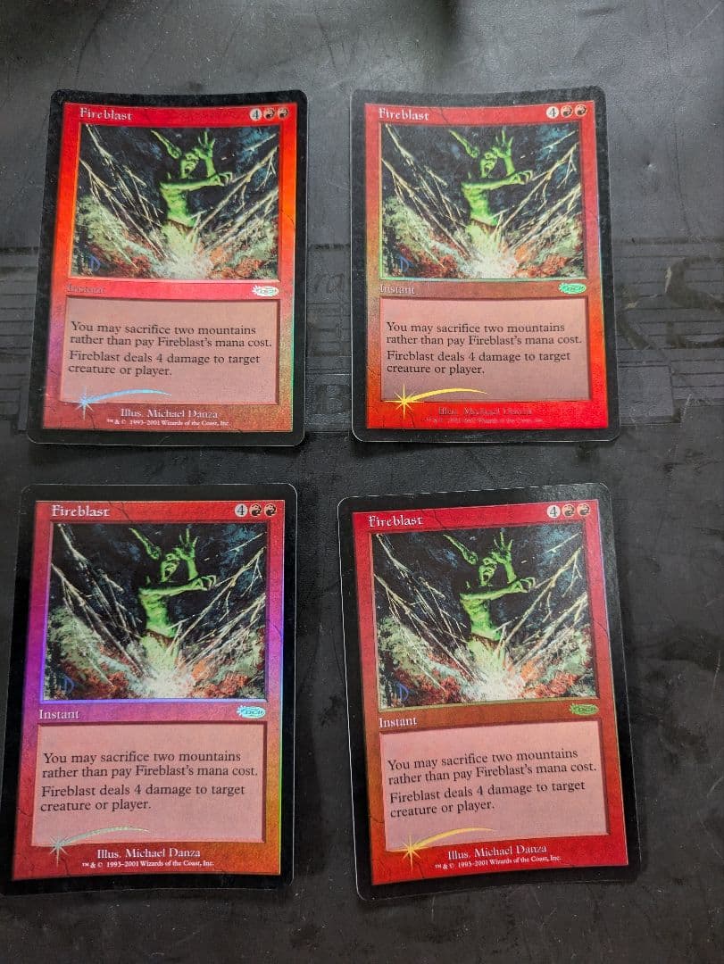 MTG 火炎破 Foil ４枚セット 英語 DCI MTG 火炎破 Foil 4枚セット 英語 DCI MTG 火炎破 Foil 4枚セット 英語