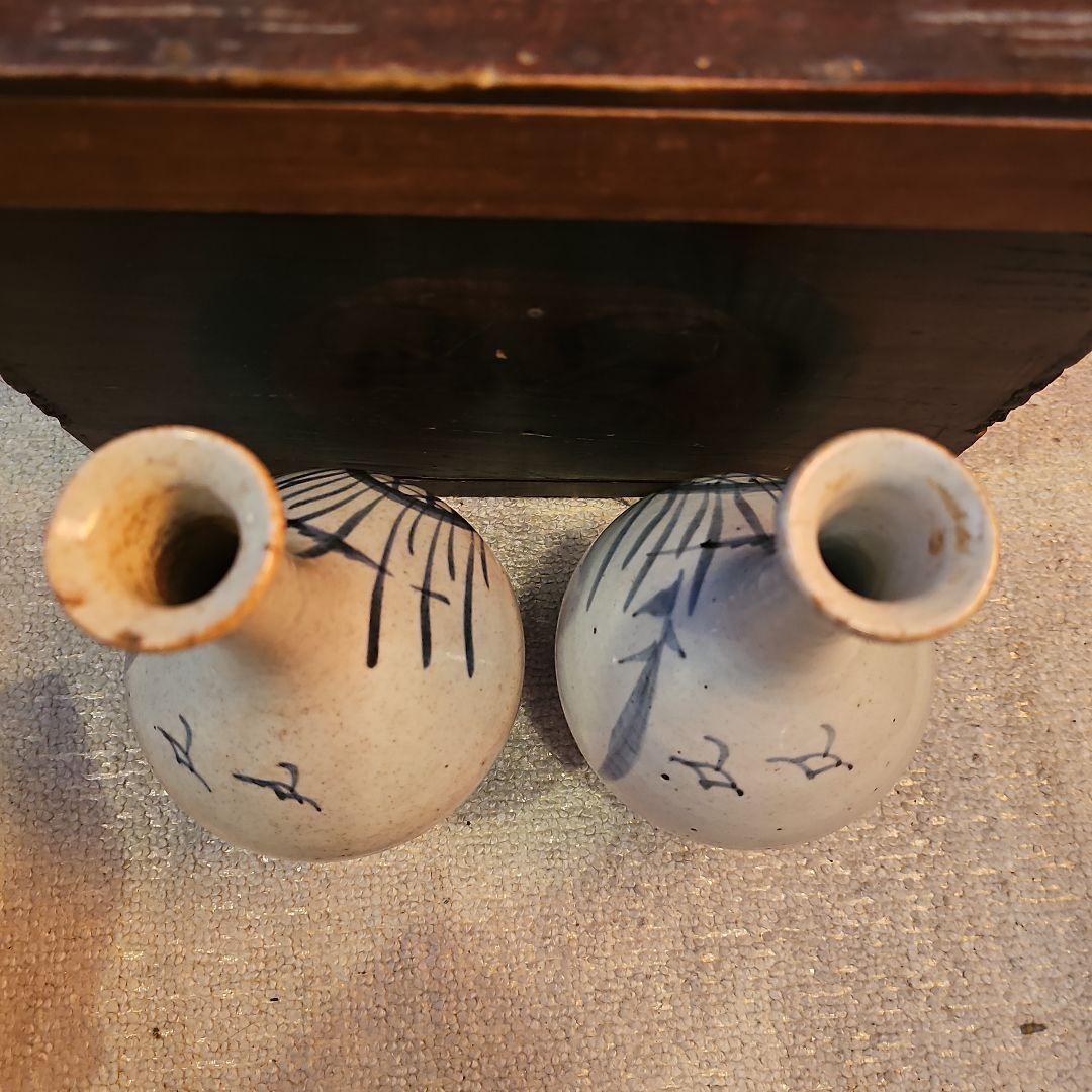 江戸初期から中期 古伊万里徳利(通称パイナップル絵柄)一対 - メルカリ