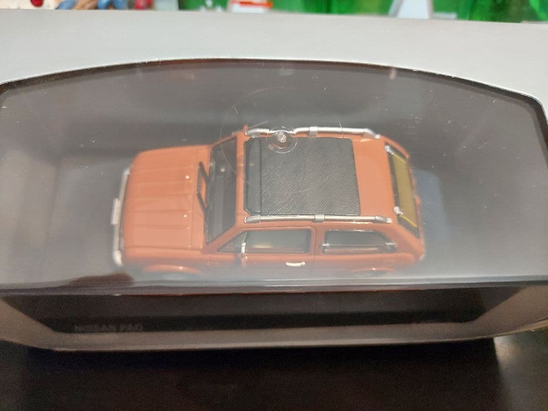 京商ミニカー日産PAO　パオ　パイクカー　テラコッタオレンジ