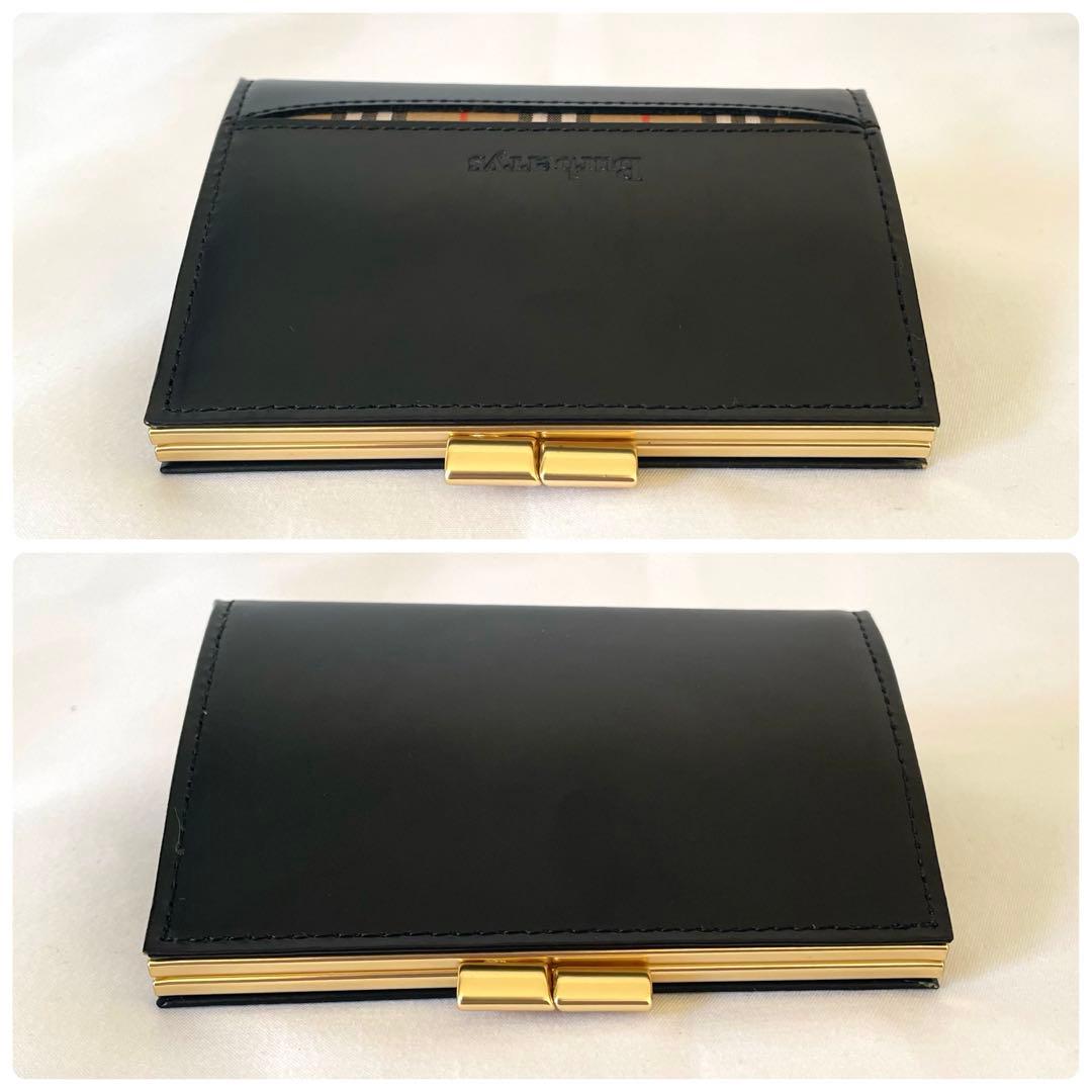 極美品✨Burberrys ヴィンテージ がま口 ケース 箱付き 希少