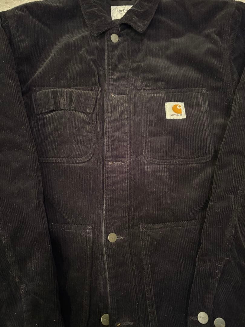 Carhartt コーデュロイジャケット L 黒 値下げ受け付けてます