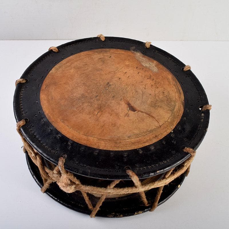和太鼓 黒と茶色 打棒付き