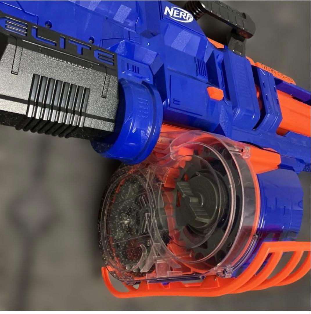 ナーフ タイタン エリート NERF Titan CS-50 電動 ドラム