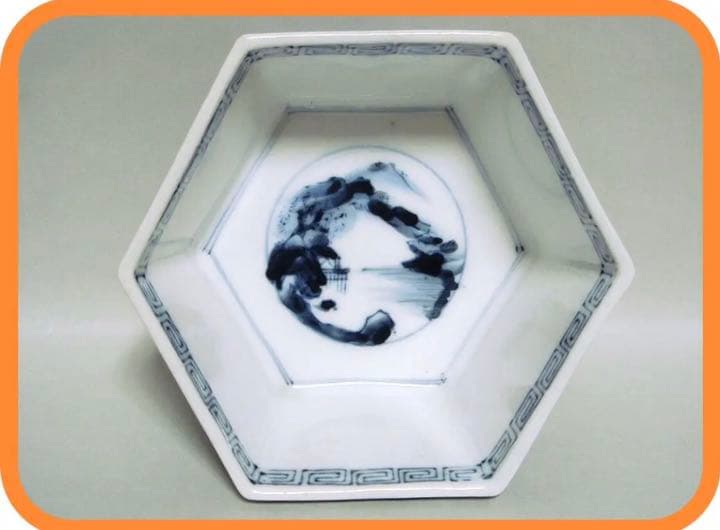 長春冨貴　六角鉢
