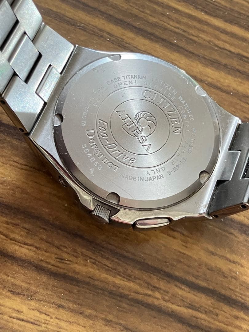 稼働品／CITIZEN ATTESA Eco-Drive H410 アテッサ