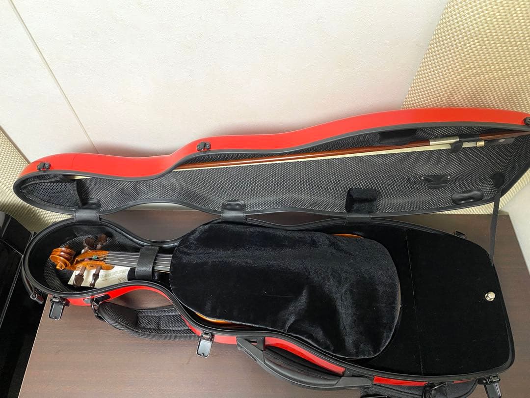 ドイツ製 バイオリン 4/4 K shimora 美品 弓・ハードケース付