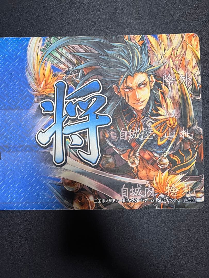 非売品・大会賞品】豪将（甘寧）三国志大戦TCG 称号プレイマット