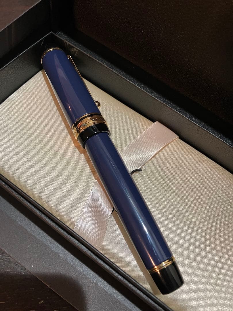 【未使用に近い】カスタムURUSHI 漆 ウルシ B 太字　紺青