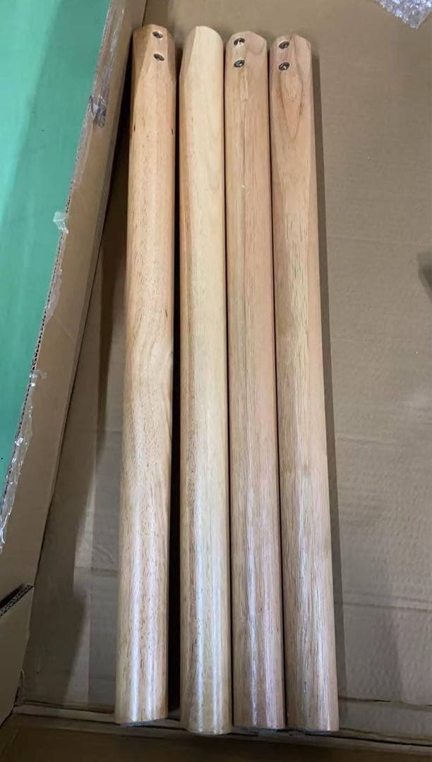 L03 ダイニングテーブル オック無垢 ラバーウッド 木製 カフェテーブル