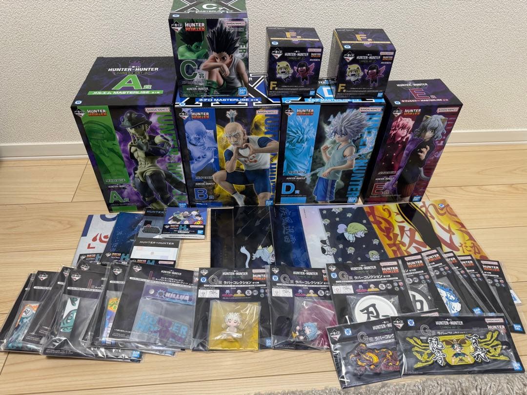 R*様 一番くじ HUNTER×HUNTER 全種類コンプリートセット‼️早い者