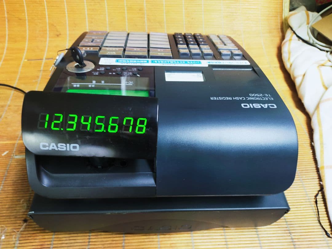 カシオレジスター TE-2500 15部門 719330