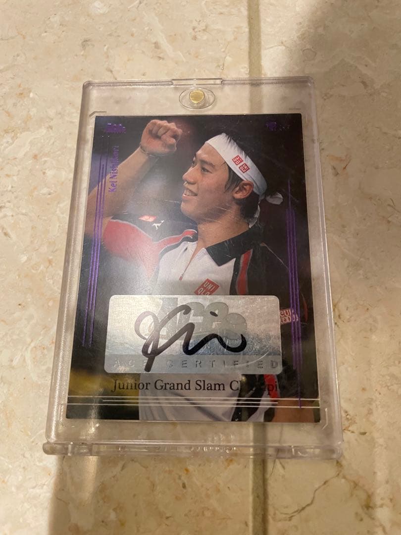 ACE 2012 錦織圭 AUTO PURPLE テニスカード - メルカリ