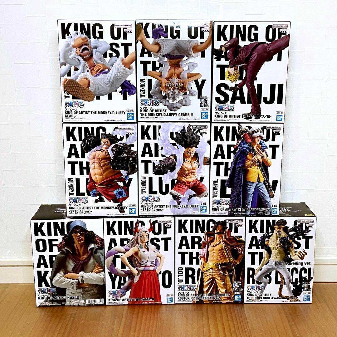 ワンピースKING OF ARTIST ルフィ ギア5 Ⅱ フィギュア10体