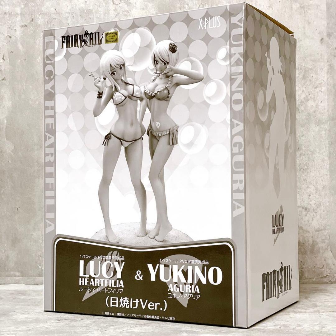 未開封 300個限定 フェアリーテイル ルーシィ＆ユキノ日焼けVer フィギュア 未開封 300個限定 フェアリーテイル ルーシィ＆ユキノ日焼けVer