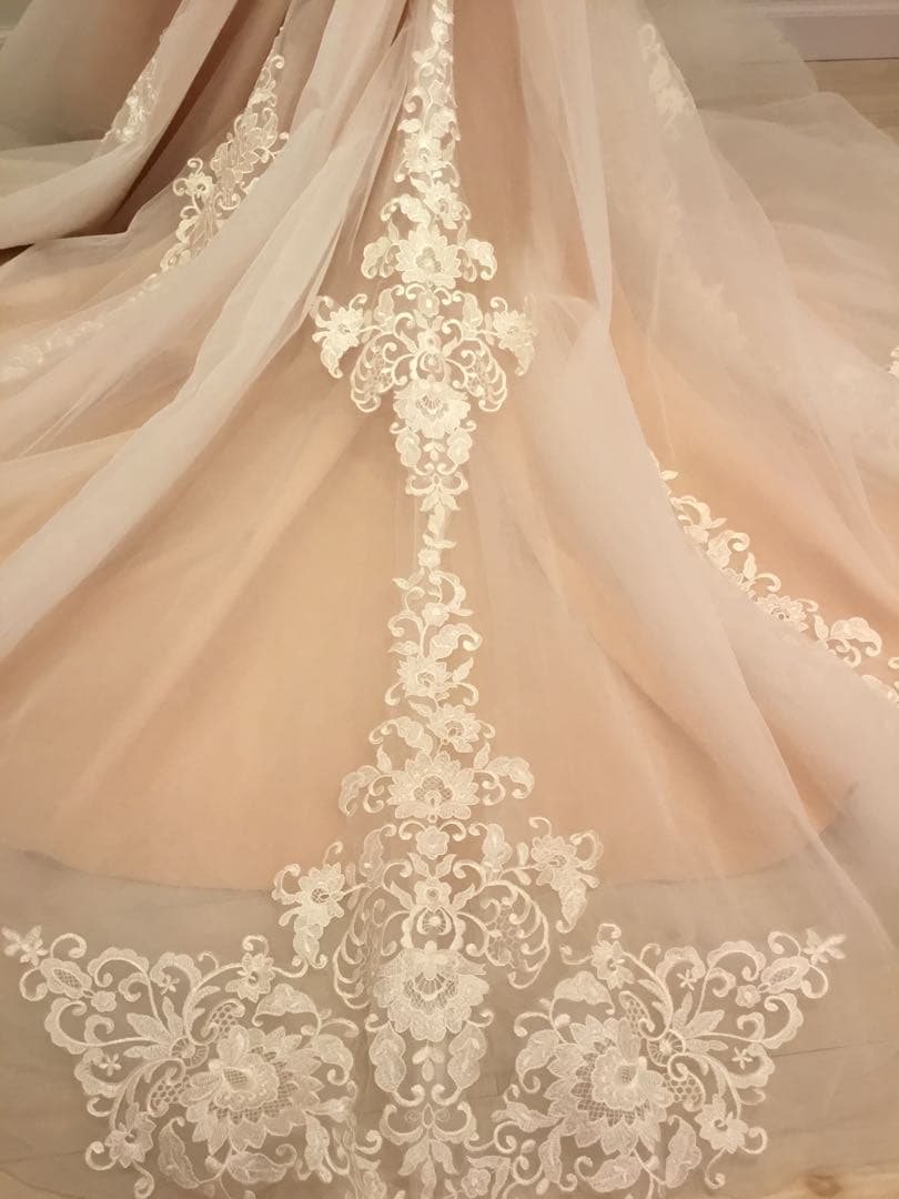 YNSWEDDING刺繍入りマーメイドウェディングドレス