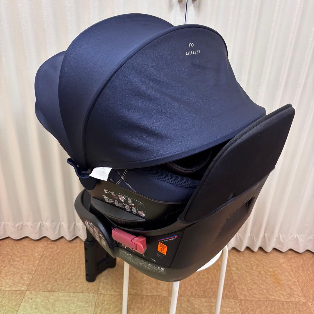 クリーニング済　☆極美品☆　新生児　エールべべ　クルット4S　グランス　ネイビー