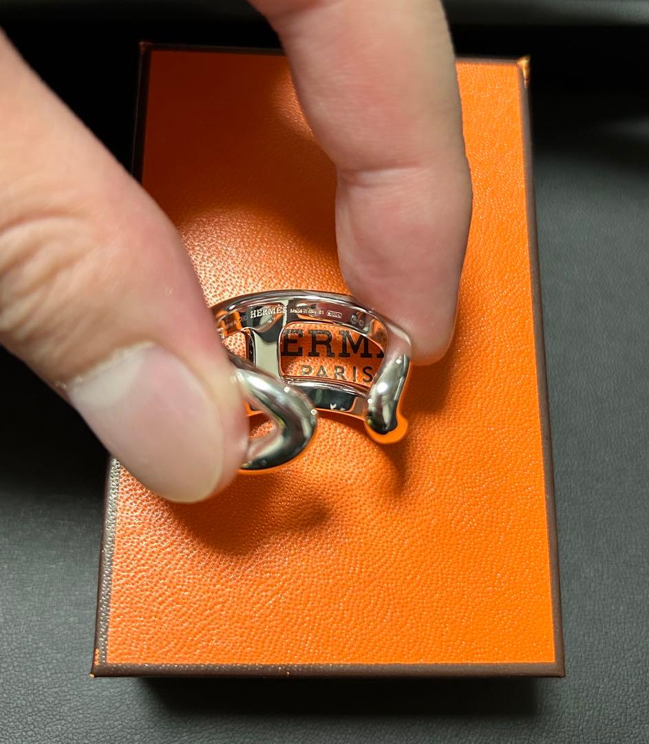 【新品未使用】エルメス　GM61 オスモズ　リング　シェーヌダンクル