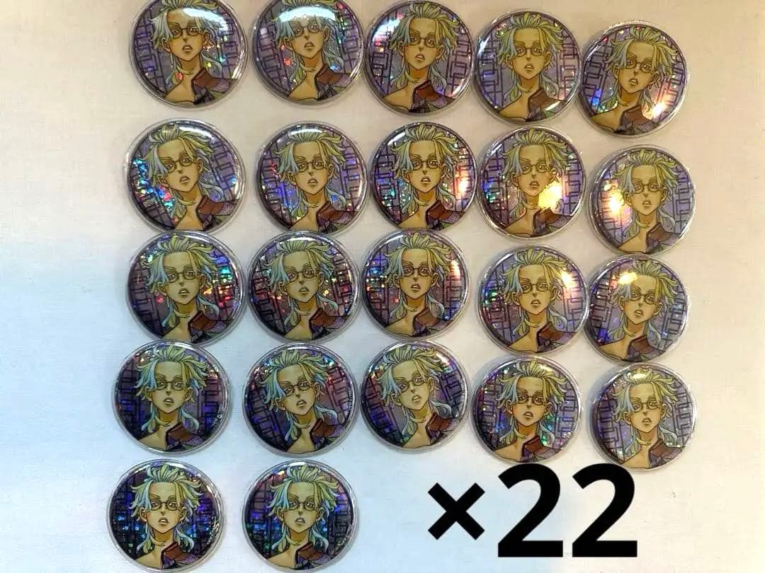 最終値下げ】灰谷竜胆 東リベ 新体験展 原画展 缶バッジ 22点