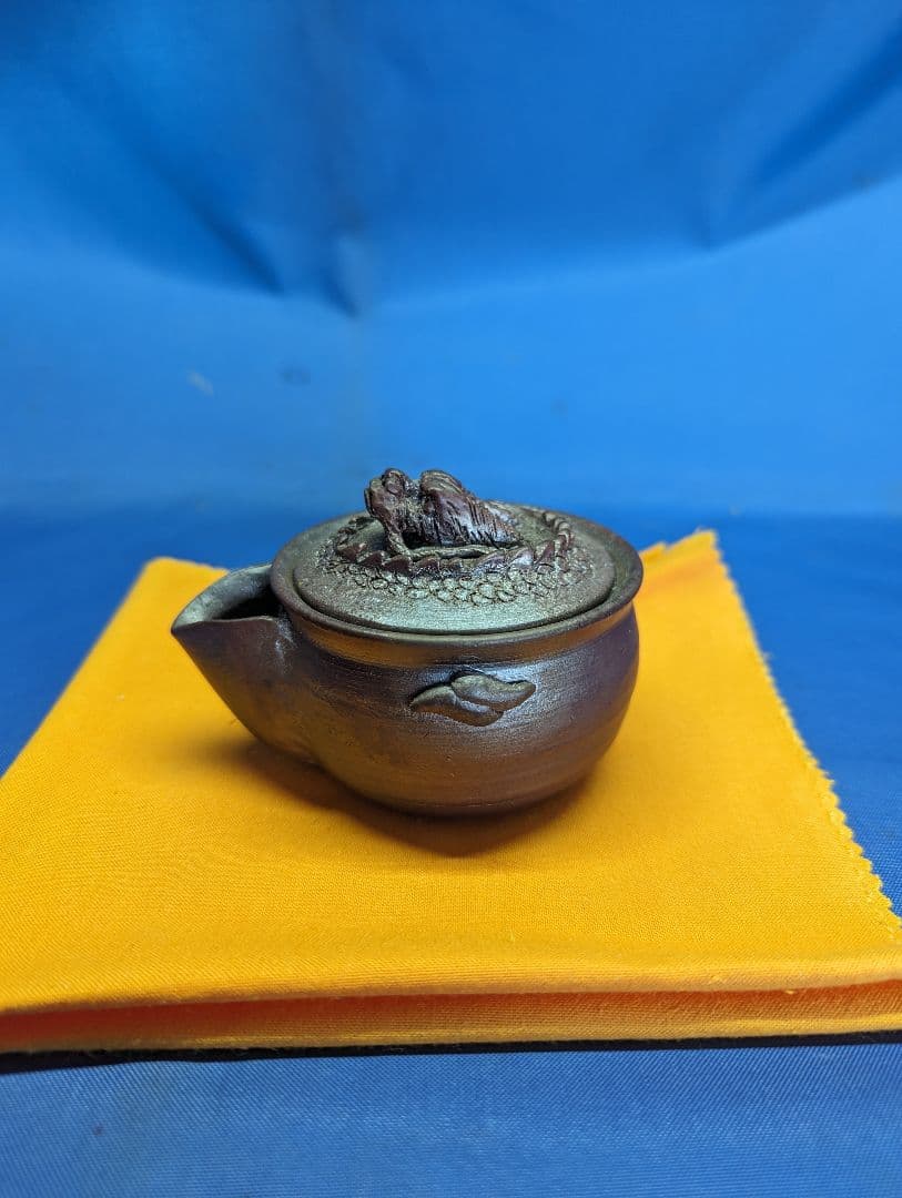 備前焼 宝瓶 窯出し 招福 昇り龍 備前龍宝瓶 備前焼 宝瓶 招福