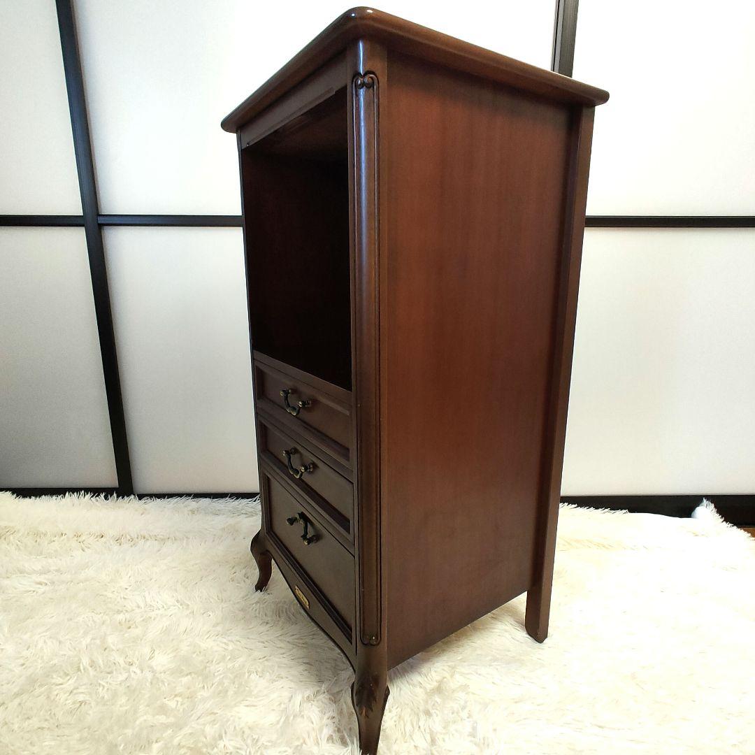 送料込み◎サイドチェスト Sri Tokai 東海家具 国産 猫足 アンティーク