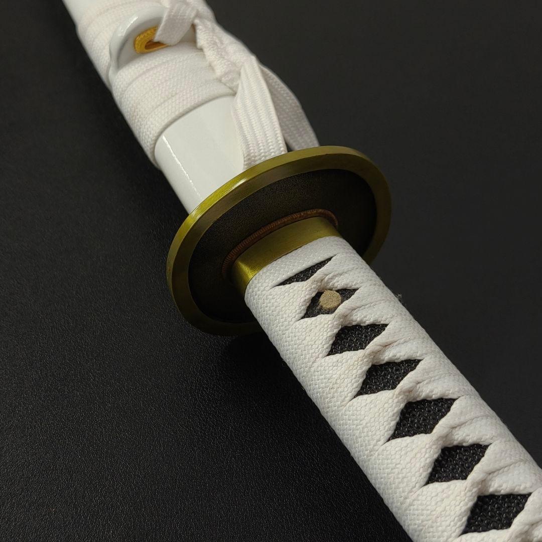 と*ん様 日本刀　模造刀　和道一文字　木製刀　硬木製　居合練習　合金装具　刀剣拵