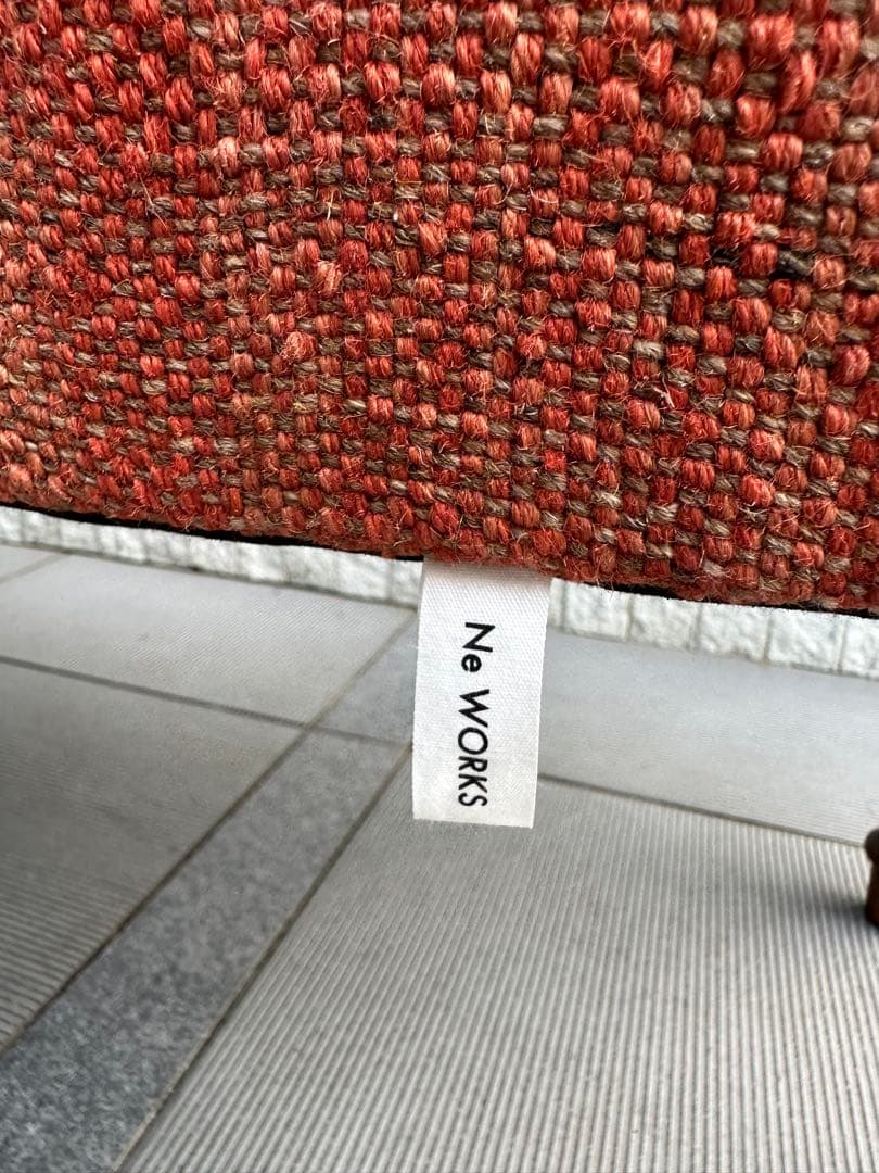 Ne WORKS キリム刺繍 木製脚ベンチスツール