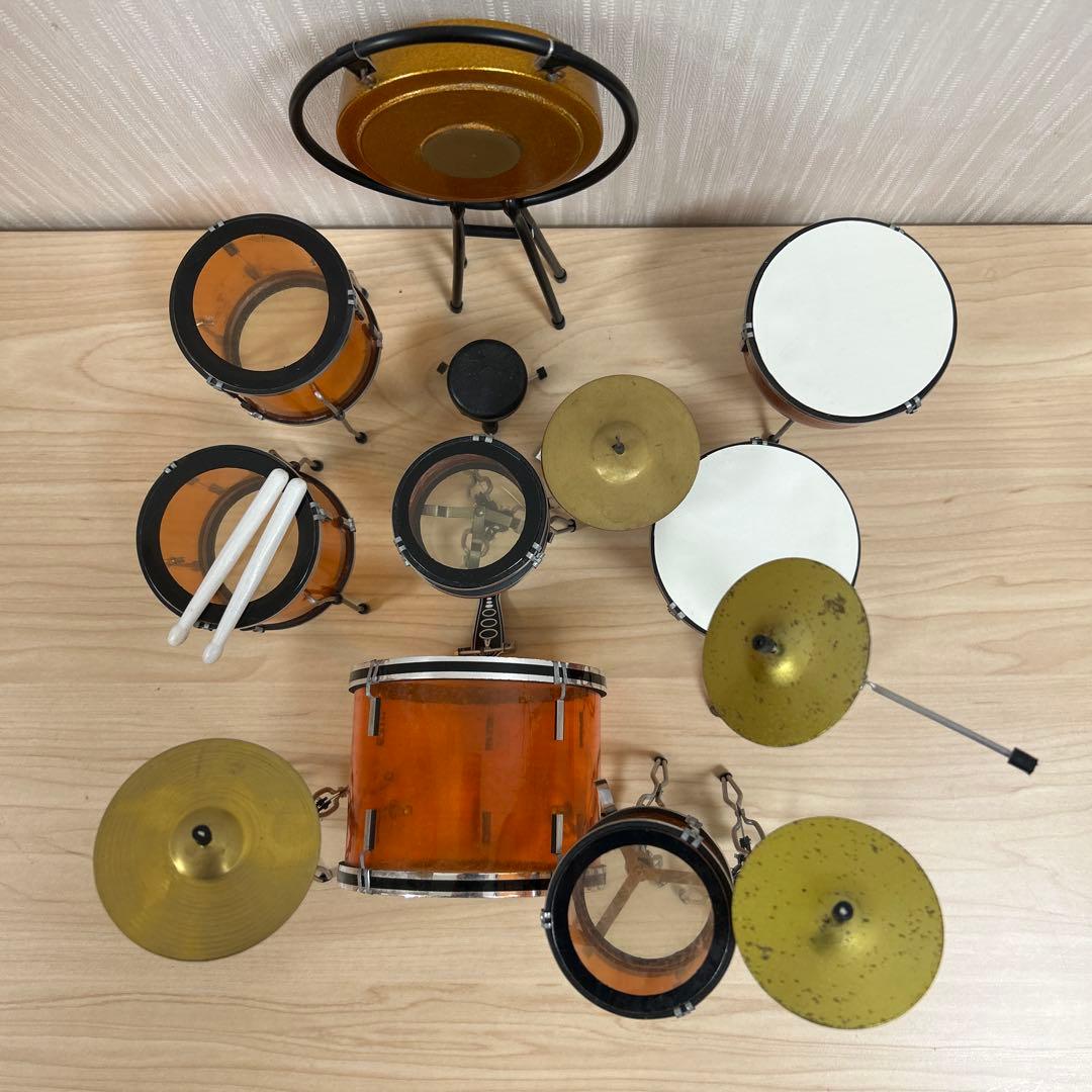 1/6ミニチュアドラムセット　【ジョン・ボーナム】