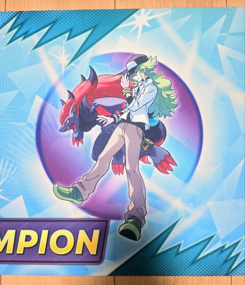 海外限定】2025 LC N ゾロアーク CHAMPION プレイマット - メルカリ