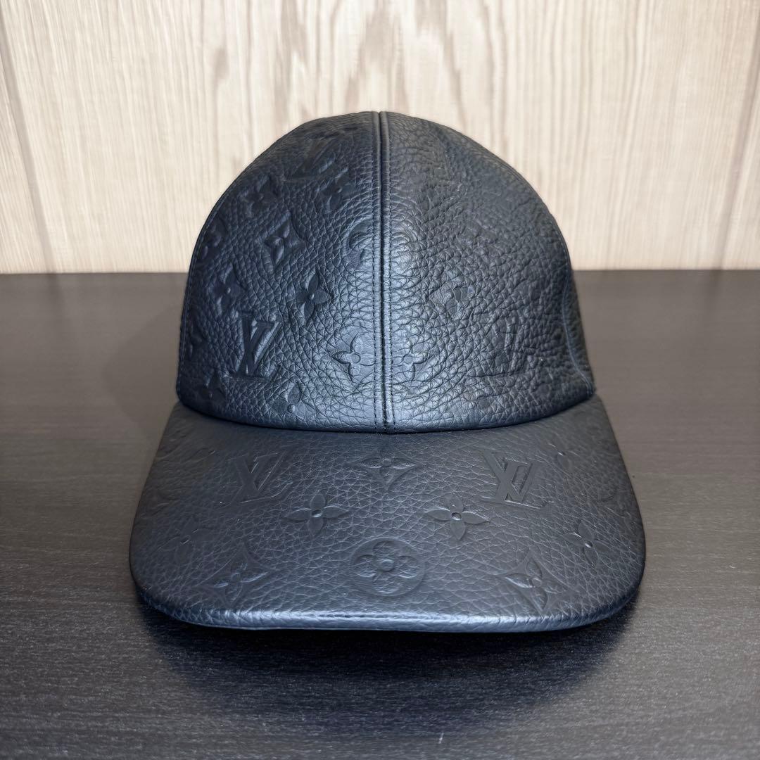 LOUIS VUITTON ルイ・ヴィトン｜モノグラム・アンプラント｜レザー帽子