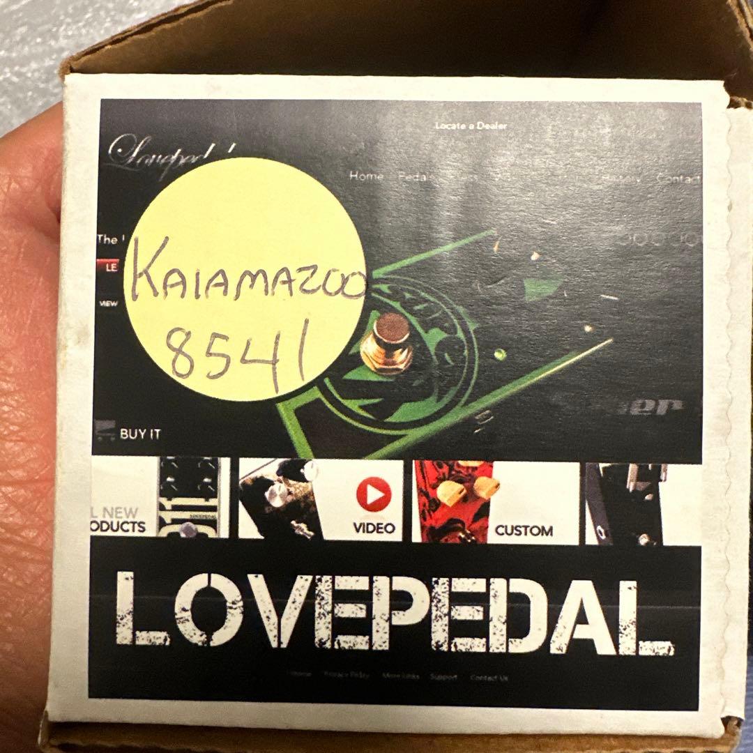 LovePedal Kalamazoo ギターエフェクターリハで1度使用