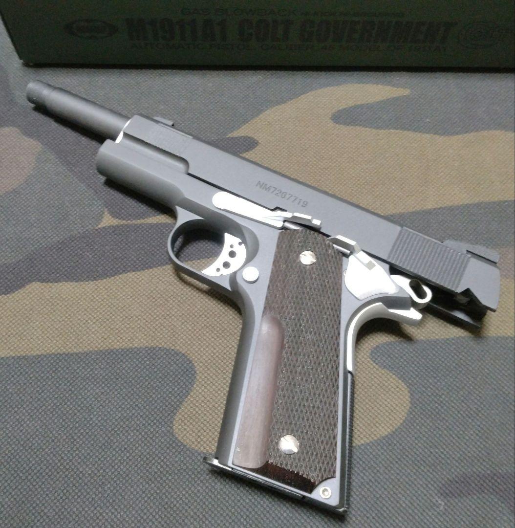 マルイ ガバメント M1911A1 スネークマッチ風 カスタム