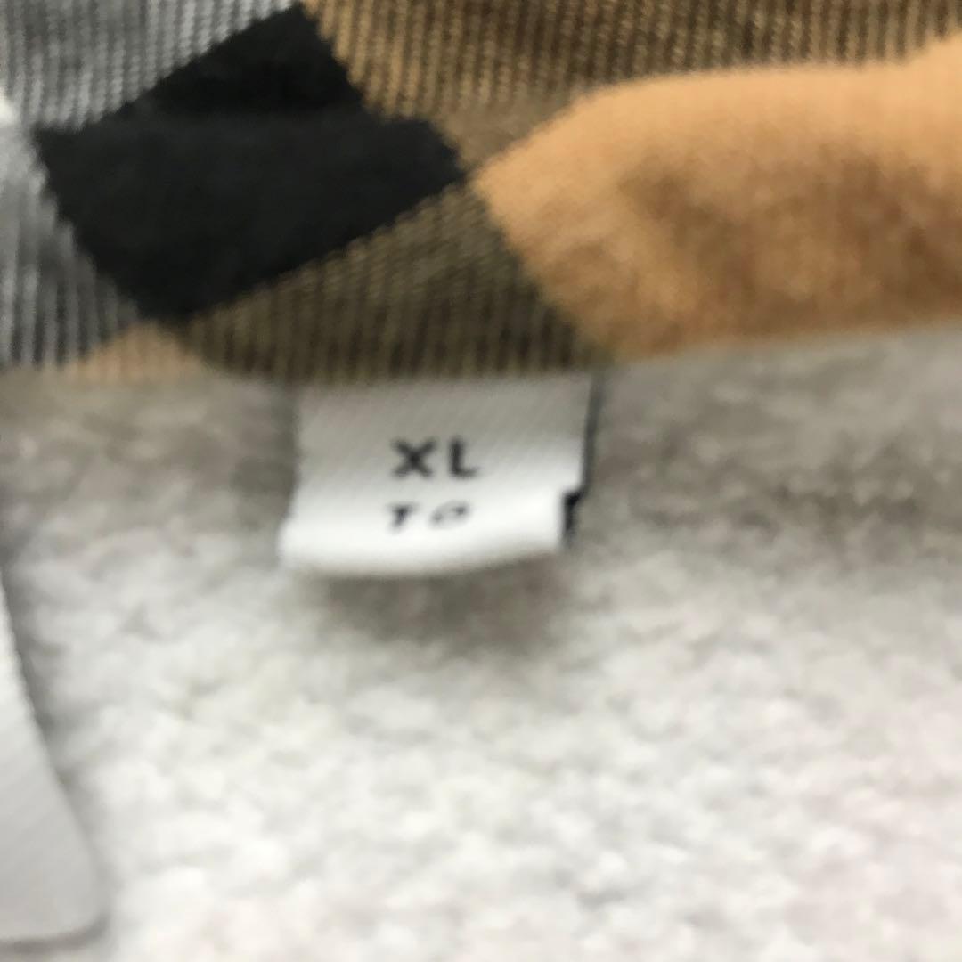 美品　現行　BURBERRY ノバチェック　ジップパーカー　XL