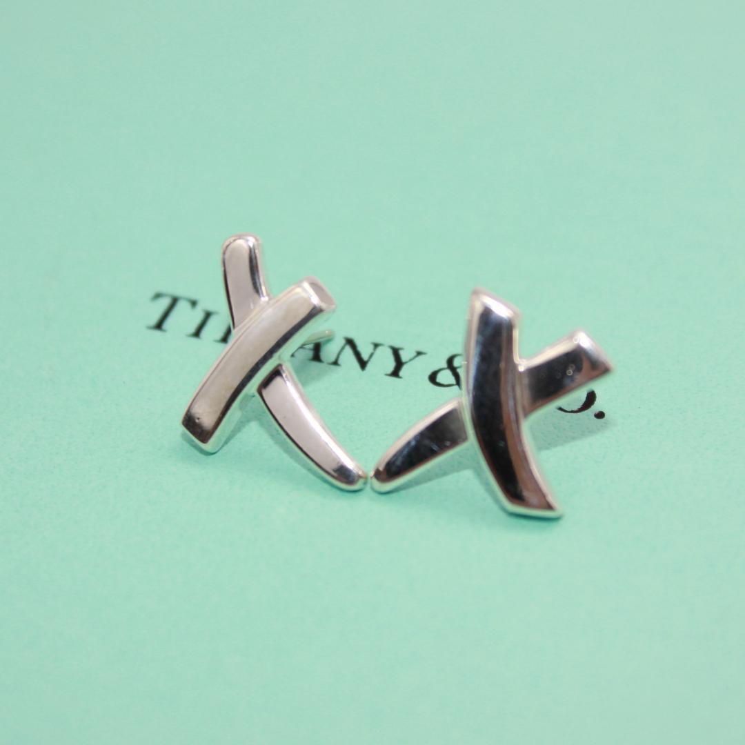美品 Tiffany&Co. ティファニー パロマピカソ キス シルバー ピアス