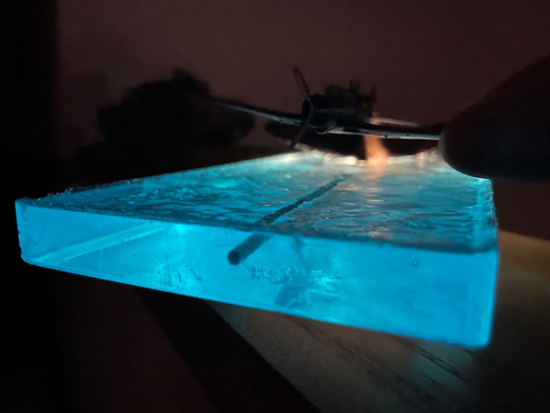 雷撃する九七艦攻 魚雷発射 ジオラマ エフトイズ