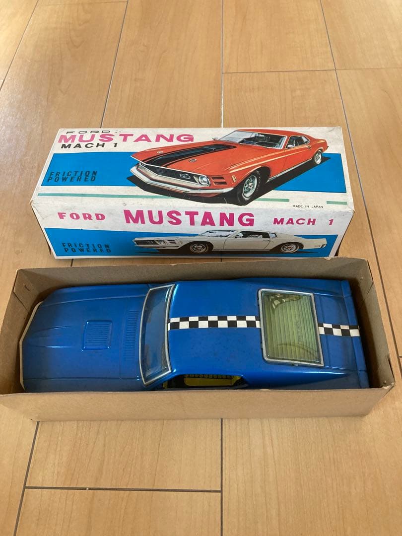 マスタング ブリキ おもちゃ 車 レトロ