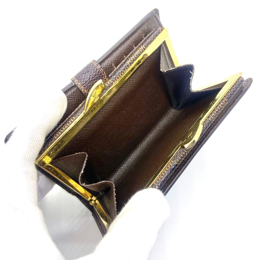 ルイヴィトン ダミエ ポルトフォイユ　ヴィエノワ がま口　財布