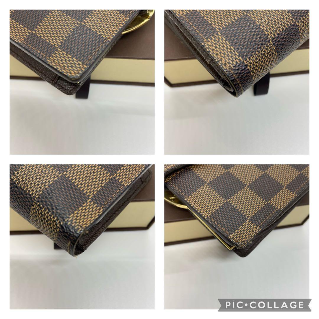 ルイヴィトン ダミエ ポルトフォイユ　ヴィエノワ がま口　財布