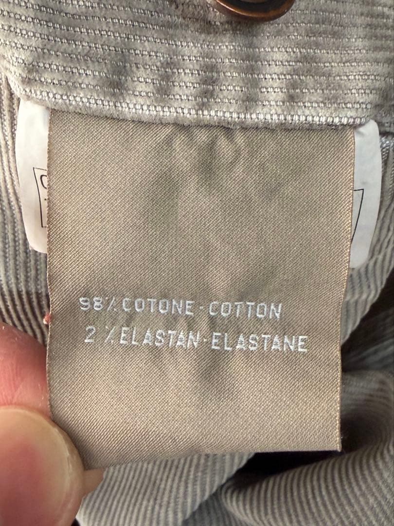 秋冬 INCOTEX SLACKS コーデュロイパンツ 30 グレージュ