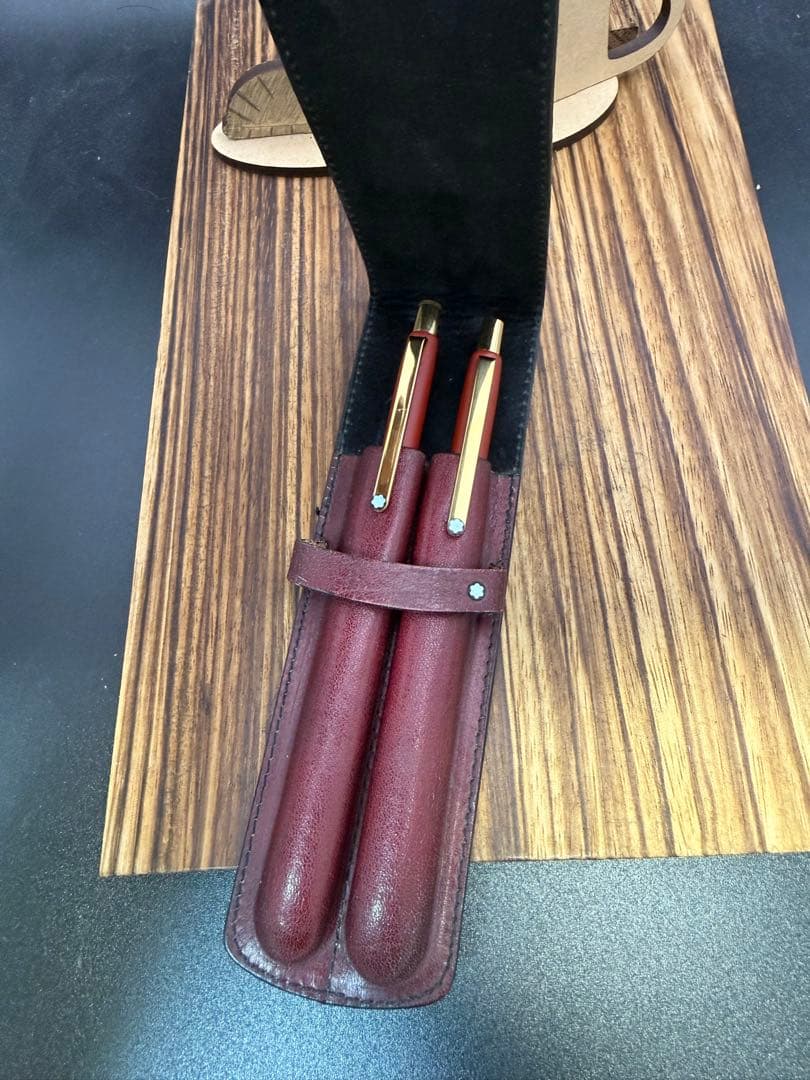 MONTBLANC スリムライン ボールペン シャーペン レッド