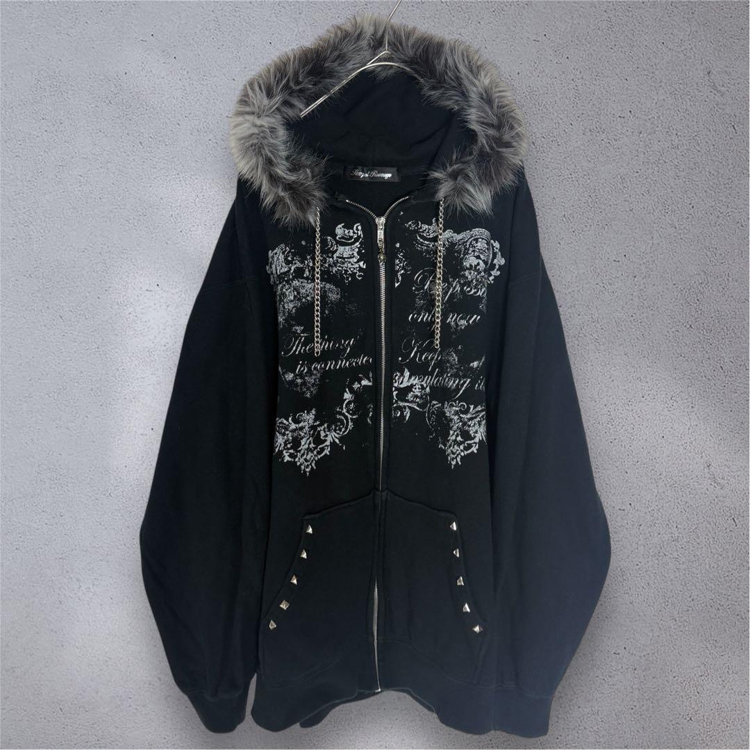 ジャケット・アウター sexpot revenge zip up hoodie archive y2k