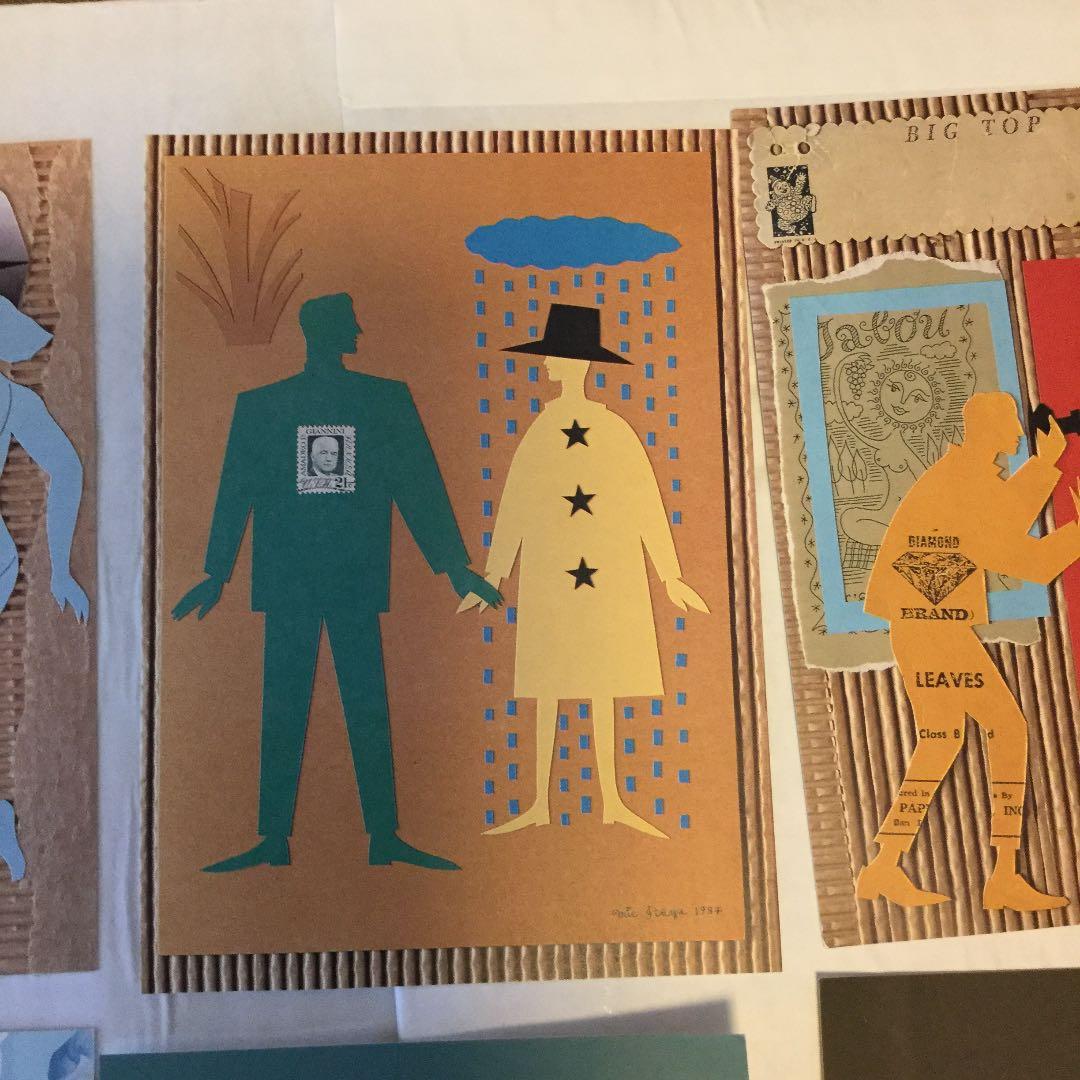 F 1984年 1987年 頃 ユニクロ ポストカード 8枚 美術品・アンティーク