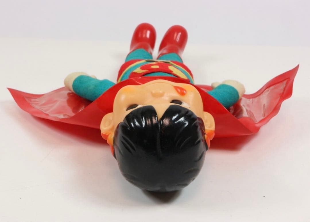 不二家 ペコちゃん スーパーマン 26cm ソフビ 美品 - メルカリ