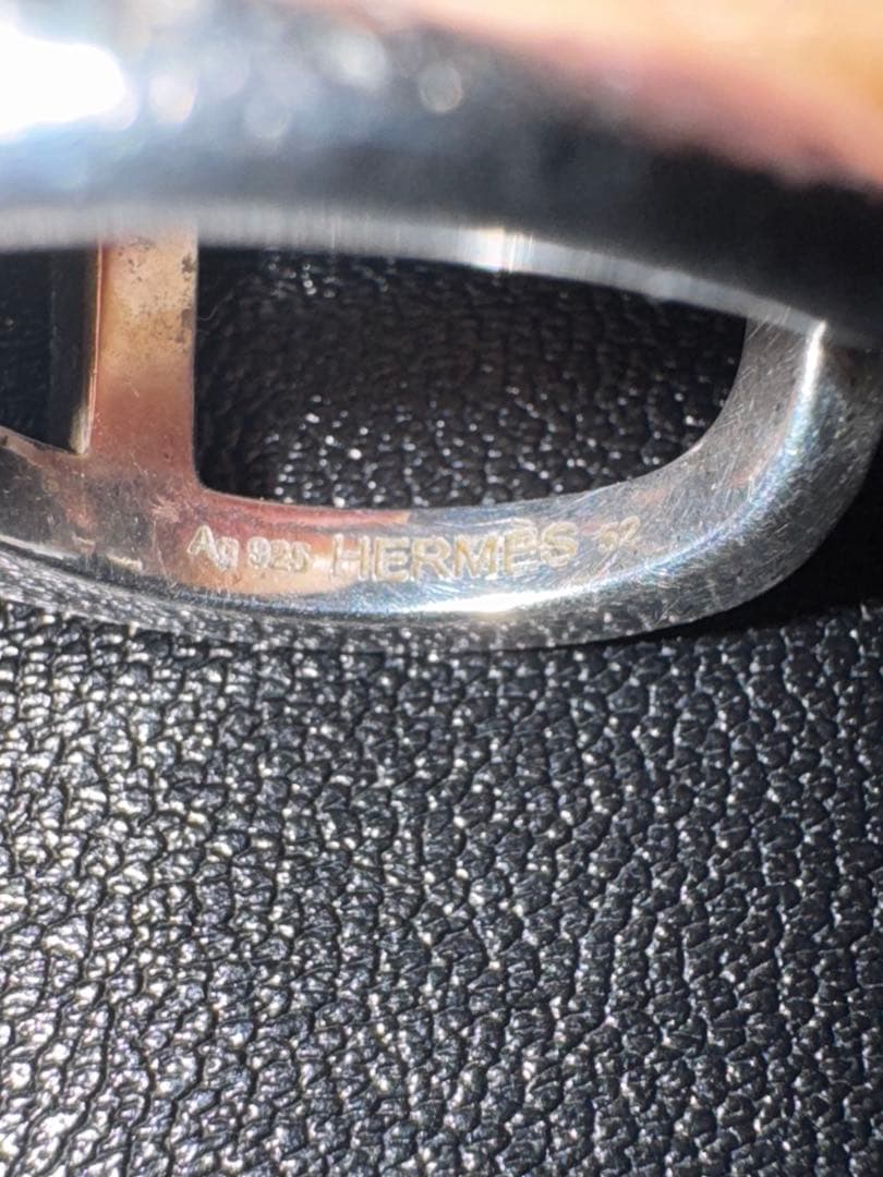 HERMESリンクチェーンデザインリング