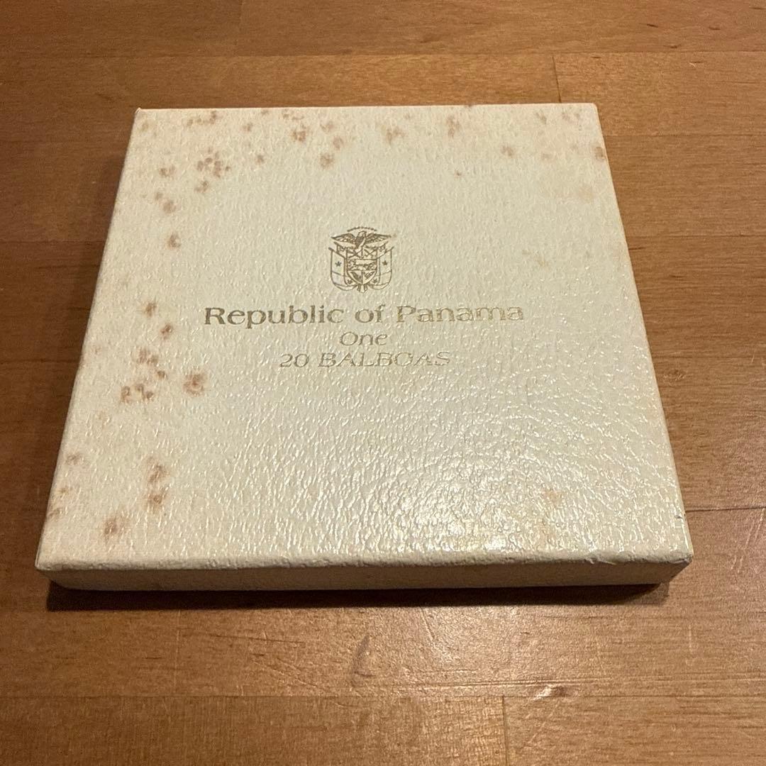 シモン・ボリバル 20バルボア銀貨 1972年 箱付き - メルカリ