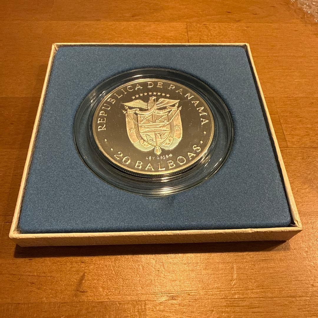 シモン・ボリバル 20バルボア銀貨 1972年 箱付き - メルカリ