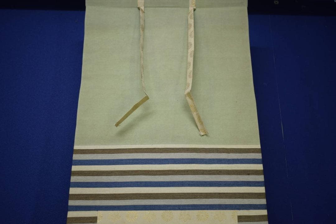 真作/天堂/立雛図/桐共箱付/布袋屋掛軸HJ-503