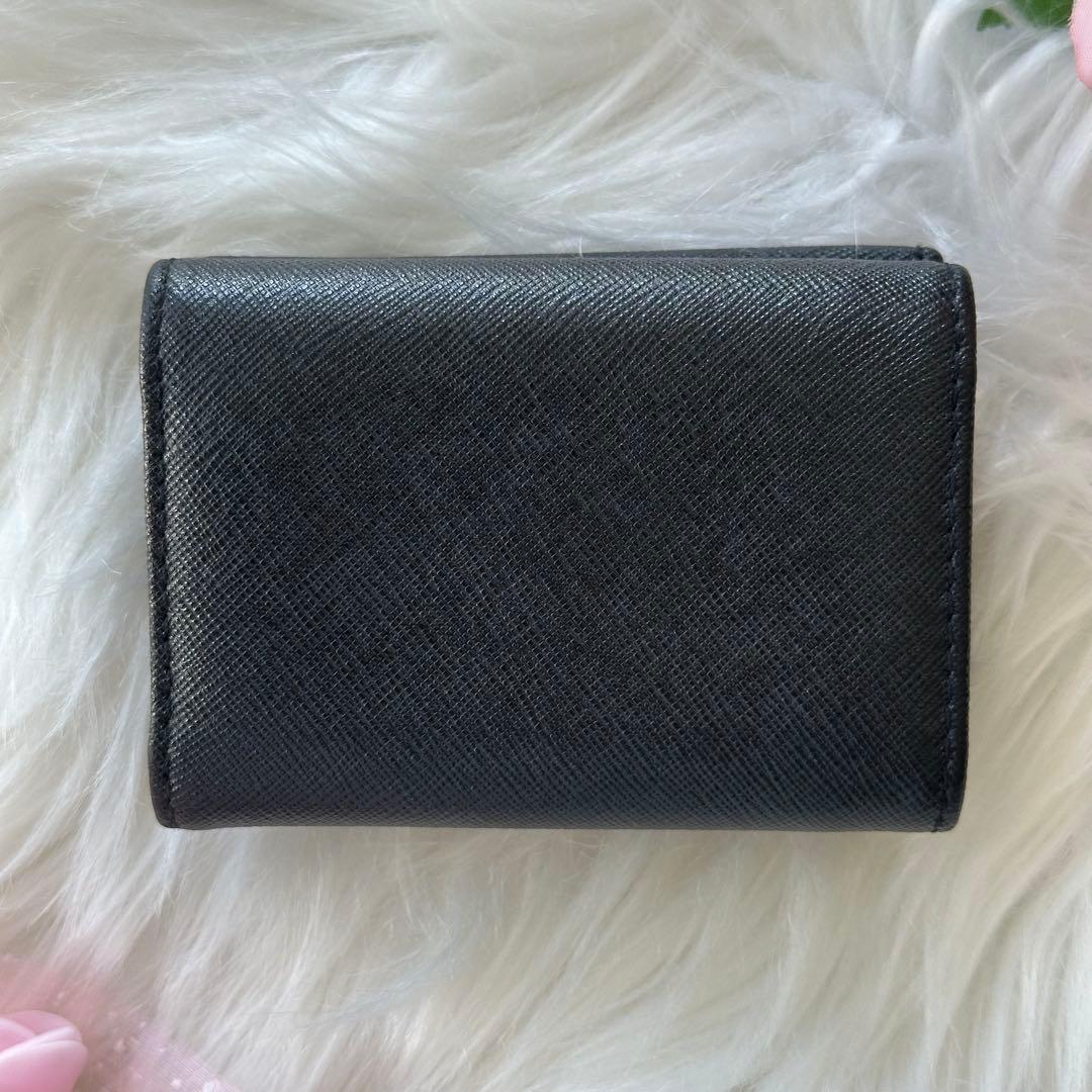 Vivienne Westwood 財布 ブラック 三つ折り レター型 レザー