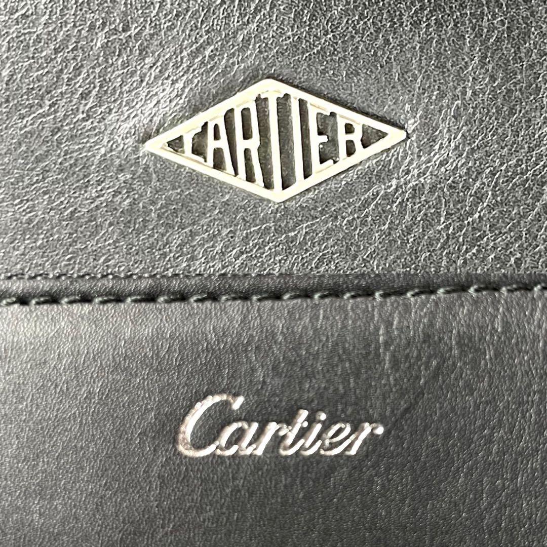 入手困難✨ カルティエ Cartier ビジネスバッグ レザー ロゴ ブラック