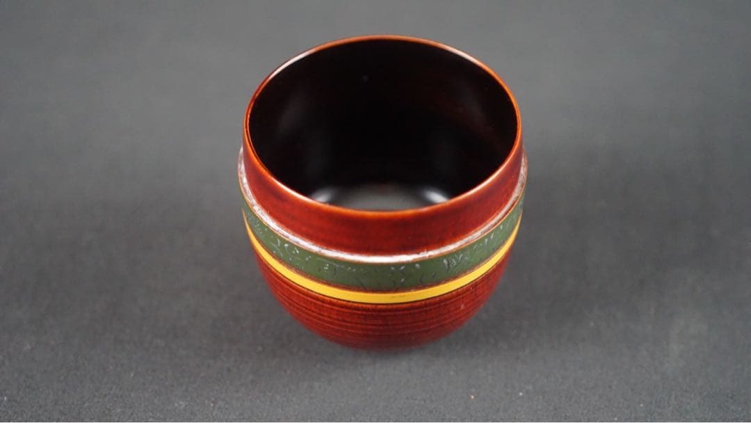 和田瑾斎 独楽塗 中棗 共箱 茶道具 本物保証 H104942409 新品